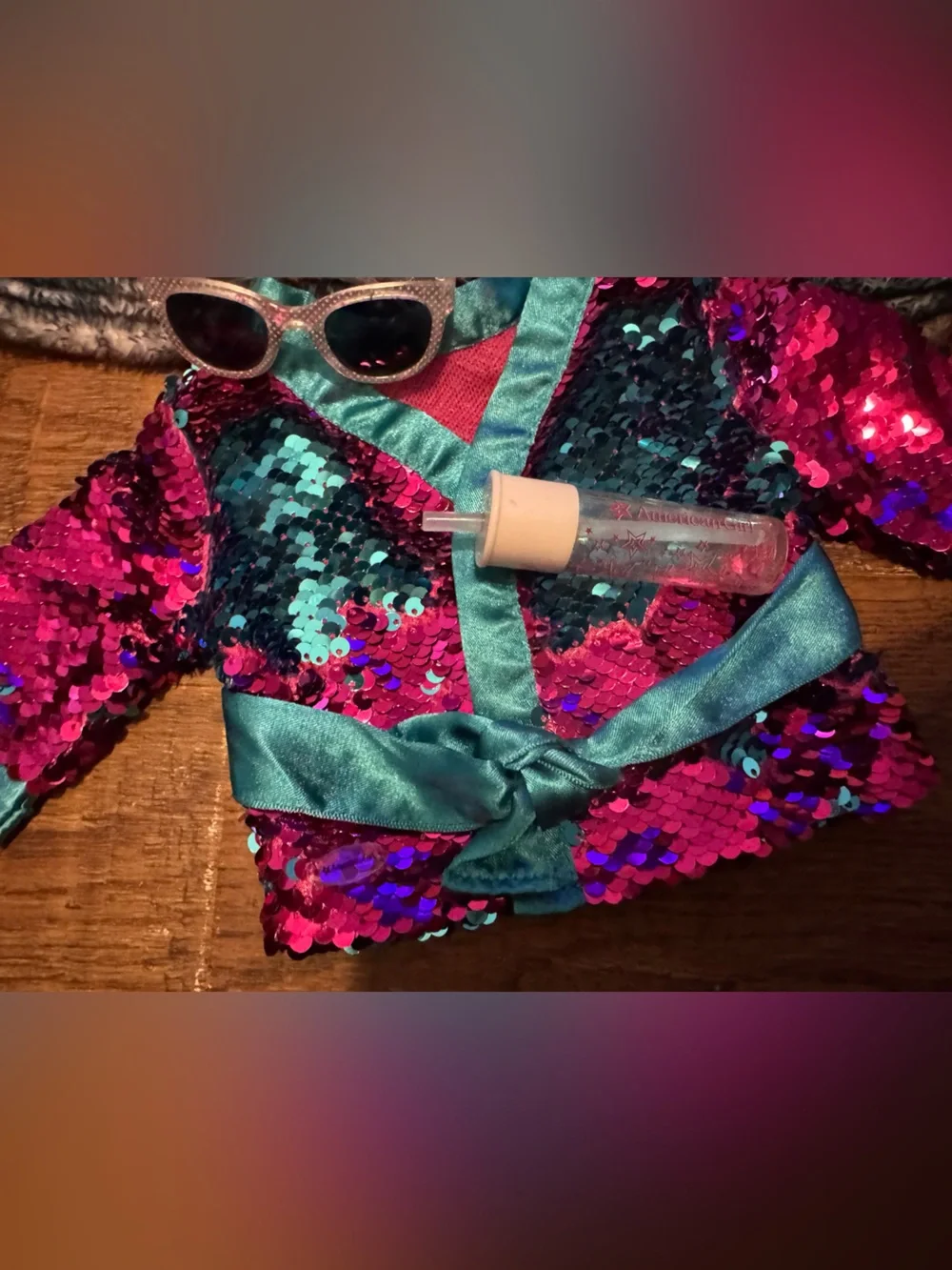 American Girl sequined jacket